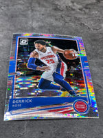 Derrick Rose Pistons 2020-21 Panini Donruss Optic Fast Break Holo Prizm#102