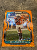 Collin Johnson  Jaguars 2020 Panini Prizm Orange Disco Prizm Rookie #353