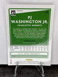 PJ Washington Jr Hornets 2020-21 Panini Donruss Optic Fast Break Holo Prizm #137