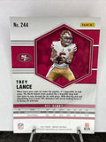 Trey Lance  49ers 2021 Panini Mosaic NFL Debut Rookie #244