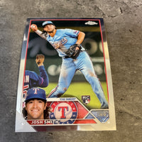 Josh Smith Rangers 2023 Topps Chrome Rookie #73