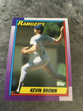 Kevin Brown Rangers 1990 Topps #136