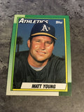 Matt Young A's 1990 Topps #501