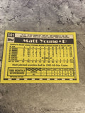 Matt Young A's 1990 Topps #501