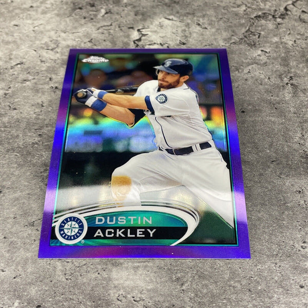 Dustin Ackley Mariners 2012 Topps Chrome Purple Refractor #107