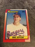 Mike Jeffcoat Rangers 1990 Topps #778