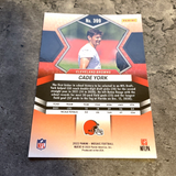 Cade York Browns 2022 Panini Mosaic Rookie #399