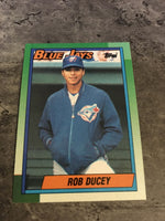 Rob Ducey Blue Jays 1990 Topps #619