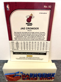 Jae Crowder Heat 2019-20 Panini NBA Hoops Premium Stock Green Prizm#92