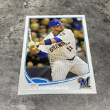 Alex Gonzalez Brewers 2013 Topps #322