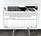 Brendan Rodgers Rockies 2023 Topps #287
