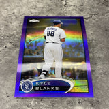 Kyle Blanks  Padres 2012 Topps Chrome Purple Refractor #81