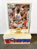 Mike Brown Jazz 1990-91 Fleer #183