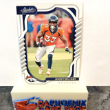 Javonte Williams Broncos 2022 Panini Absolute #12