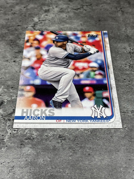 Aaron Hicks Yankees 2019 Topps #260