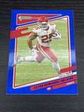 Clyde Edwards-Helaire   Chiefs 2021 Panini Donruss Press Proof Blue #120