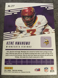 Kene Nwangwu Vikings 2021 Panini Prestige Rookie #277