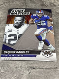 Saquon Barkley Giants 2021 Panini Mosaic Stare Masters #SM13