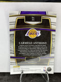 Carmelo Anthony Lakers 2021-22 Panini Select Blue #31