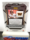 Carson Wentz Commanders 2022 Panini Prizm #292