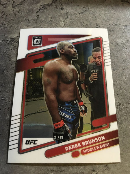 Derek Brunson UFC 2022 Panini Donruss Optic #46