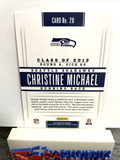 Christine Michael Seahawks 2013 Prestige Prestigious Picks Gold Rookie#20