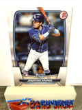 Jonathan Aranda Rays 2023 Bowman Rookie #28