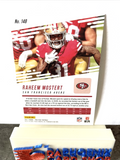 Raheem Mostert 49ers 2021 Panini Prestige Xtra Points Astral #148