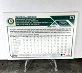David MacKinnon A's 2023 Topps Rookie #276