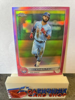 Isiah Kiner-Falefa Rangers 2022 Topps Chrome Pink Refractor #192