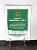 David Montgomery Bears 2021 Panini Donruss Optic #79