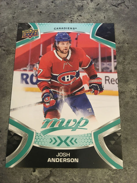 Josh Anderson  Canadiens 2021-22 Upper Deck MVP #140