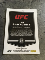 Jan Blachowicz UFC 2022 Panini Donruss Optic #76