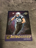 Luke Kuechly Panthers 2021 Panini Donruss Retro Series #RS5