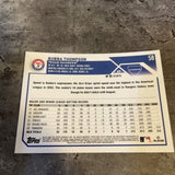 Bubba Thompson Rangers 2023 Topps Chrome Rookie #58