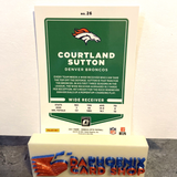 Courtland Sutton Broncos 2021 Panini Donruss Optic #26