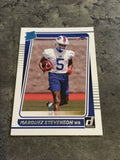 Marquez Stevenson Bills 2021 Panini Donruss Rated Rookie #300