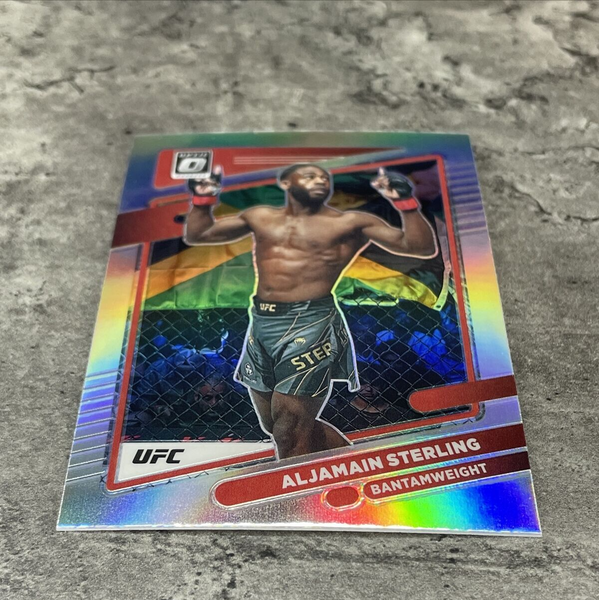 Aljamain Sterling UFC 2022 Panini Donruss Optic Holo Prizm #64