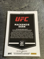 Mackenzie Dern UFC 2022 Panini Donruss Optic #21