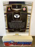 Zach Wilson 2022 Panini Select Draft Picks Blue #41