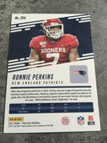 Ronnie Perkins Patriots 2021 Panini Prestige Rookie #254