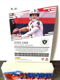 Derek Carr Raiders 2021 Panini Prestige Xtra Points Astral #141
