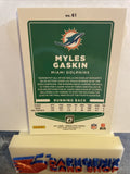 Myles Gaskin Dolphins 2021 Panini Donruss Optic #61