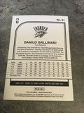 Danilo Gallinari Thunder 2019-20 Panini NBA Hoops Winter #81