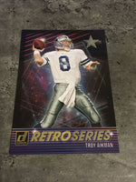 Troy Aikman Cowboys 2021 Panini Donruss Retro Series #RS10