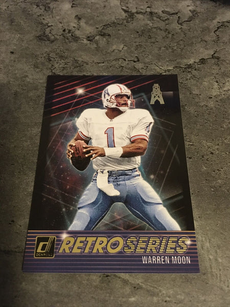 Warren Moon Oilers 2021 Panini Donruss Retro Series #RS33