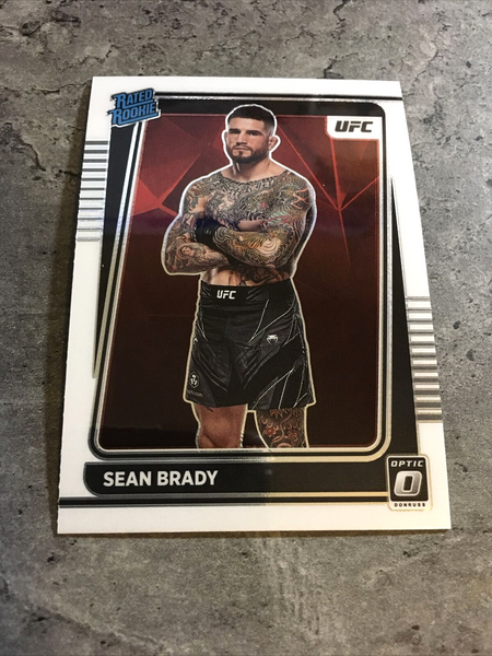 Sean Brady UFC 2022 Panini Donruss Optic Rated Rookie #118