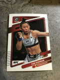 Yan Xiaonan UFC 2022 Panini Donruss Optic #31