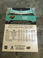 Kevin Fiala Wild 2021-22 Upper Deck MVP #41