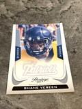 Shane Vereen Patriots 2011 Panini Prestige Rookie #289